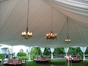 Pleated-tent-liner